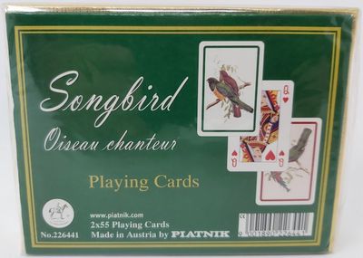 Mazzo Carte Ramino Piatnik Songbird Oiseau Chanteur 226441 Bridge Rummy Canasta