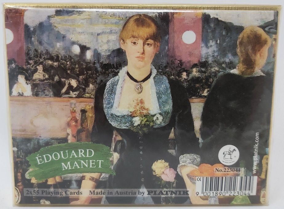 Mazzo Carte Ramino Piatnik Edouard Manet Il Bar delle Folies-Bergère 223044