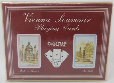 Mazzo Carte Ramino Piatnik Vienna Souvenir 2165 Bridge Rummy Canasta