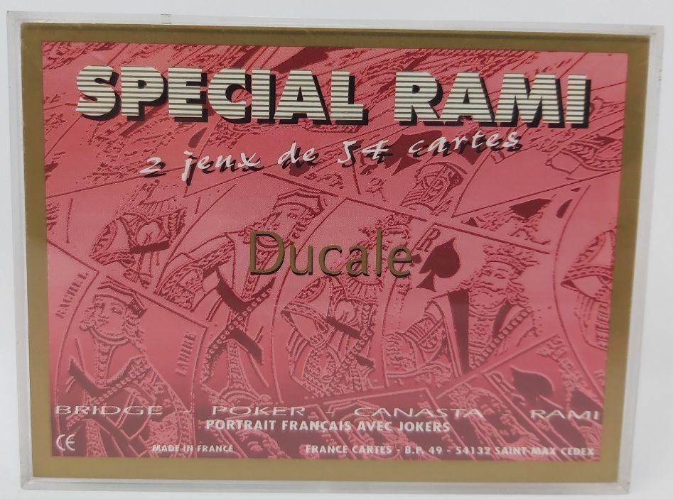 Mazzo Carte Ramino France Cartes Special Rami Coffret Ducale Bridge Poker Canasta Rami 1989