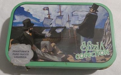 Scatola Latta Tin Box Vintage Sfizia Collection Lord Byron