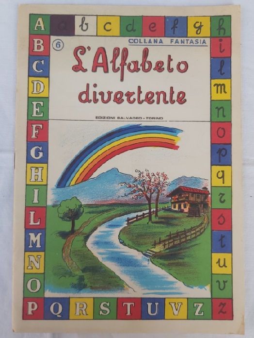 Libretto Collana Fantasia n 6 L’Alfabeto Divertente - Edizioni Salvadeo Torino anni '60 Vintage