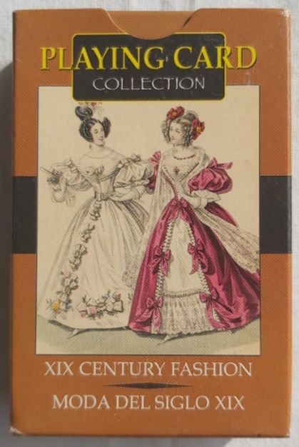 Mazzo Carte Poker Playing Card Collection Moda del Siglo XIX Secolo Lo Scarabeo