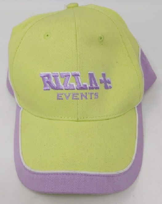 Berretto Baseball Events Racing Cappellino Visiera Caps Rizla Acid Green / Viola 2005