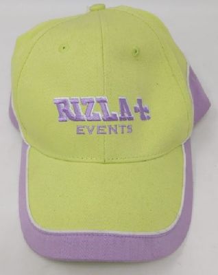 Berretto Baseball Events Racing Cappellino Visiera Caps Rizla Acid Green / Viola 2005