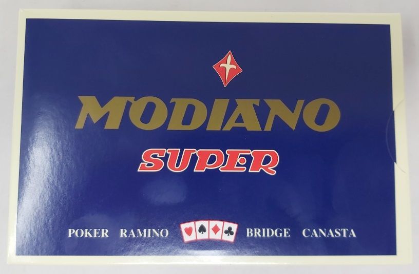 Carte di Carte da Ramino Super Fiori Plastica 100% Modiano Professionali