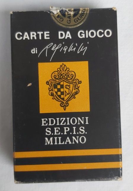 Mazzo Carte Regionali Luigi Regianini Fecit MCMLXXXVIII Anno 1988