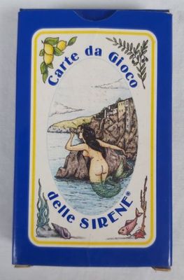 Mazzo Carte Regionali Gioco delle Sirene di Sorrento 1998