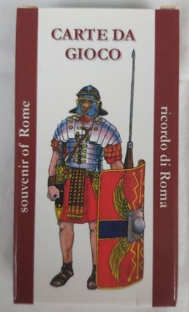 Mazzo Carte Regionali Ricordo di Roma SPQR Esercito Romano 1994