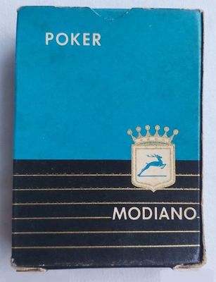 Mazzo Carte Poker Telate n 67 Modiano Cervetti Siliconi Plasticate 1968