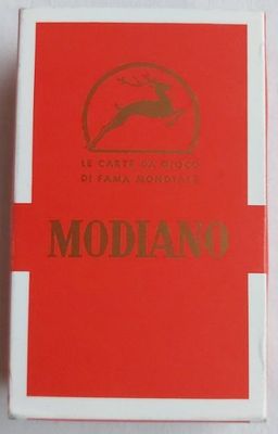 Mazzo Carte Regionali Napoletane Modiano Pubblicitarie Sponsorizzate Assicurazioni