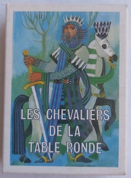 Mazzo Carte Poker Le Jeu les Chevaliers de la Table Ronde Back Bianco France Cartes 1986