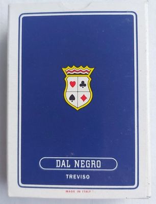 Mazzo Carte Poker St. Vincent Back Blue Plasticato Teodomiro Dal Negro Anni ‘80