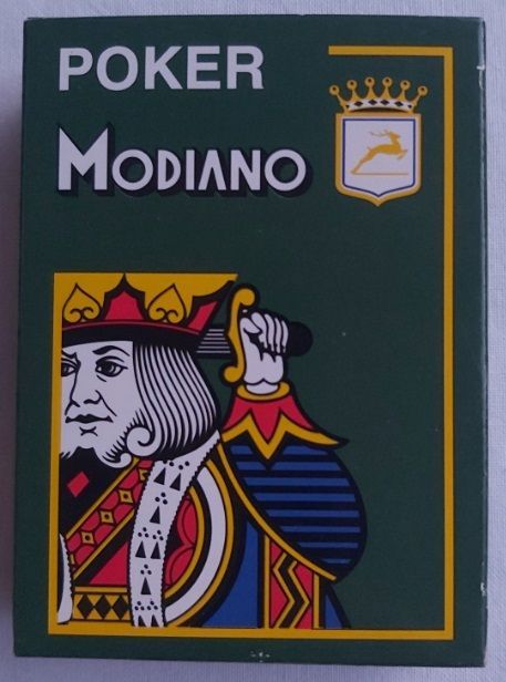 Mazzo Carte Poker Cervetti Modiano Back Dorso Rosso
