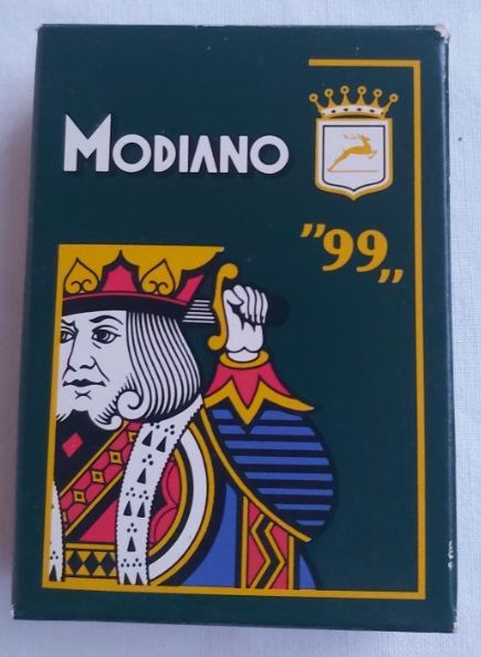 Mazzo Carte Poker Cervetti "99" Modiano Back Dorso Rosso