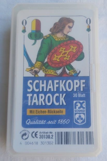 Mazzo Carte Schafkopf Tarock Bayerisches F. X. Schmid Tarocchi 1979