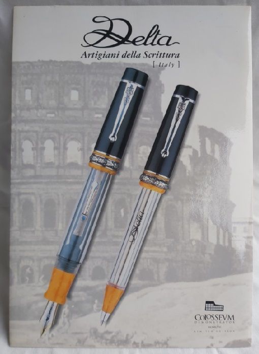 Espositore Vetrine Penna Stilografica Colosseum Delta Artigiani della Scrittura 1998