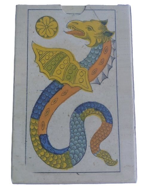 Mazzo Carte Dipinto Portogallo XIX secolo 1860 Riproduzione 2004 Museo Fournier