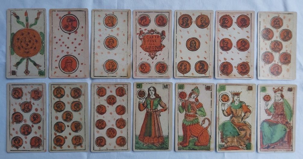 Mazzo Carte Tarocchi Fiorentini Minchiate