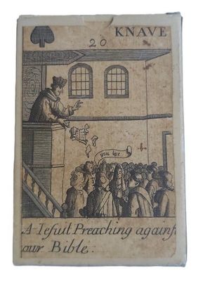Mazzo Carte Rivoluzione Isole Britanniche XVII Secolo Riproduzione 2004