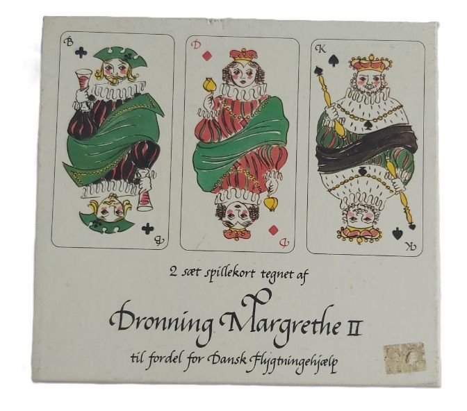 Mazzo Carte da Gioco Ramino Dronning Margrethe II anno 1994