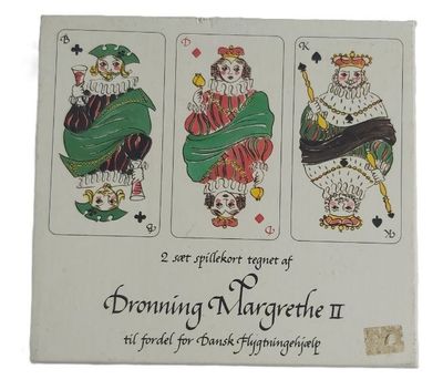 Mazzo Carte da Gioco Ramino Dronning Margrethe II anno 1994