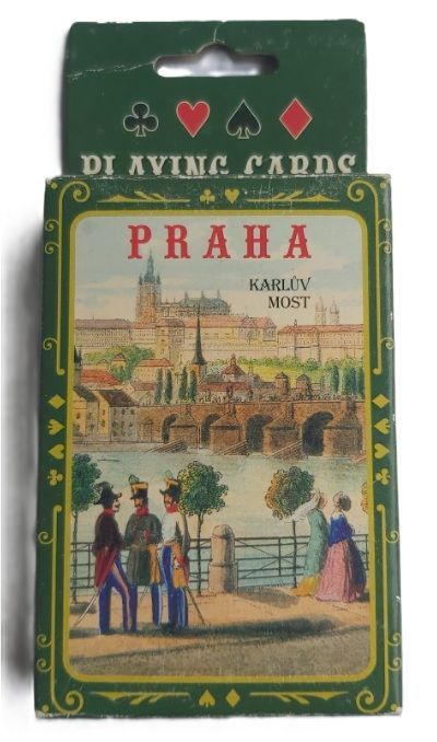 Mazzo Carte da Gioco Poker Praga Praha Prague Playing Cards