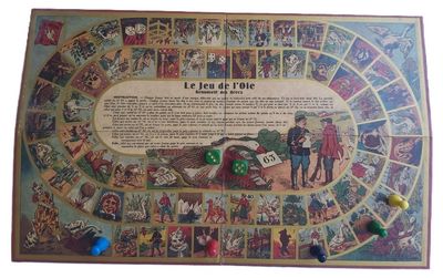 Gioco dell'Oca Es Geht Ums Ganze! Le Jeu de l'Oie Vintage