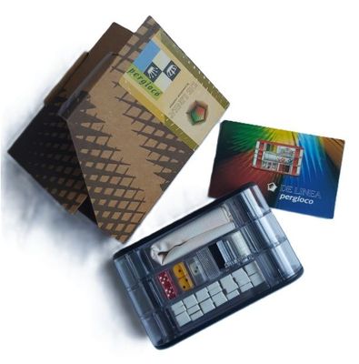 Confezione Multigioco Scacchiera Backgammon Domino Completo Viaggio Portatile