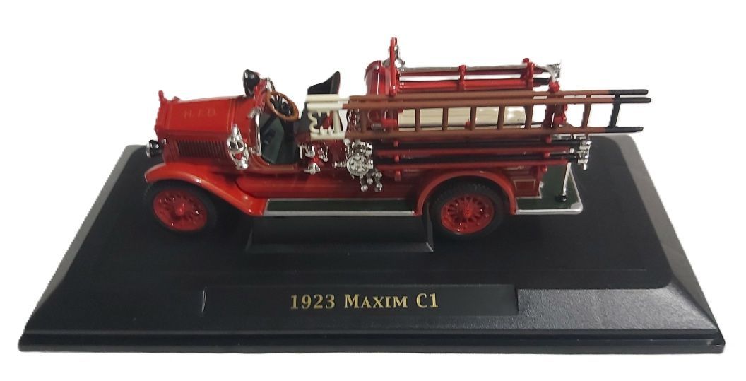Modellino Camion Pompieri 1923 Maxim C1 Scala 1:43 Fire Luxury Die Cast