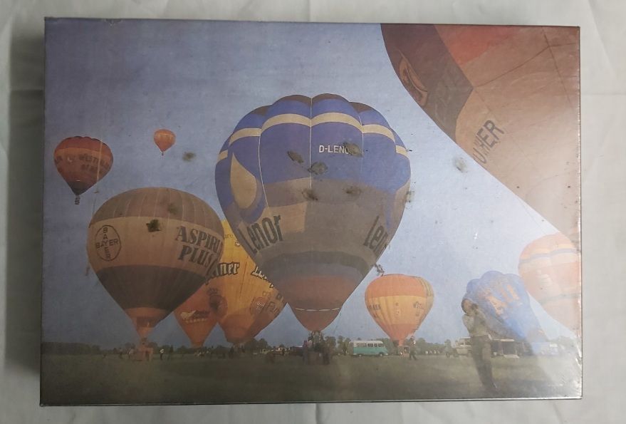 Puzzle International Team pezzi 2000 Mongolfiere Montgolfieres Serie Limitata Anni ‘70