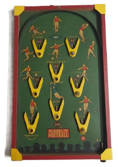 Flipper Bagatelle Gioco Legno Floodlit Football