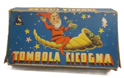 Tombola della Cicogna 48 Cartelle Bingo anni '50