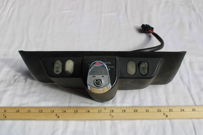 HarleyDavidson OEM FLT Ignition Switch, Housing, ACC Switch, Fog Light