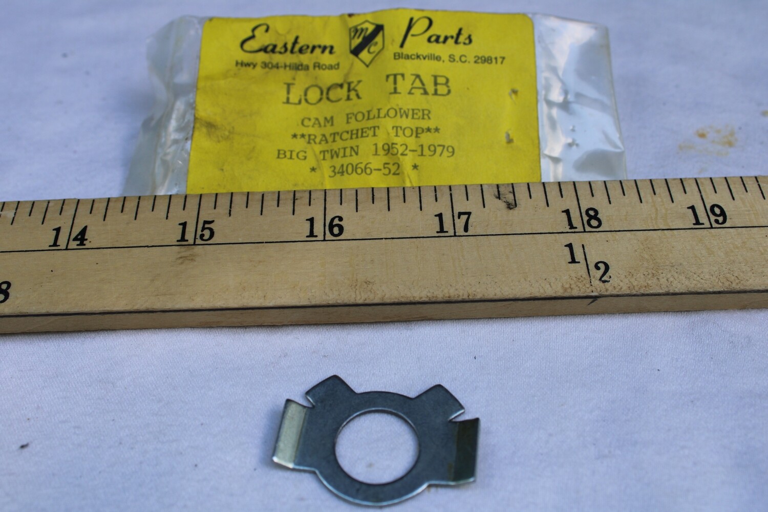 Harley-Davidson Cam Follower Lock Tab #34066-52 Fits Big Twin 1952-1979 Panhead and Shovelhead
