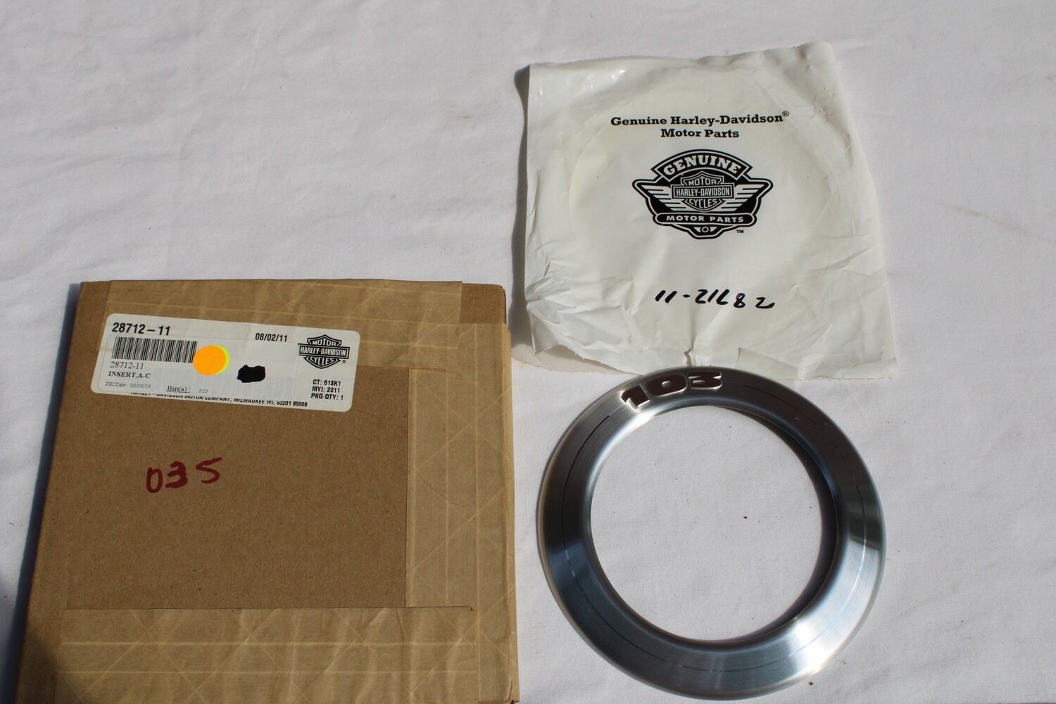 NEW In Original Box HarleyDavidson Air Cleaner Insert 2871211 Fits 103"