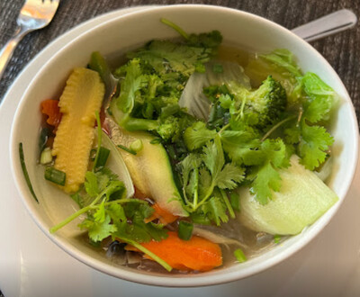 Soupe de légumes façon Thaï