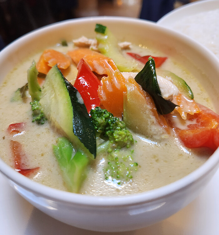 Légumes au curry (rouge ou vert)