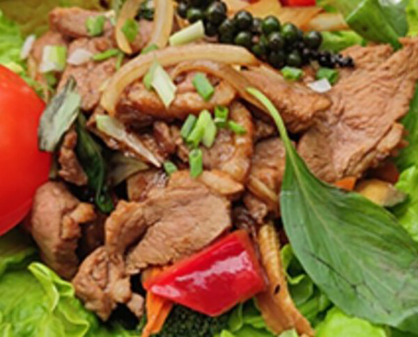 Canard sauté au basilic