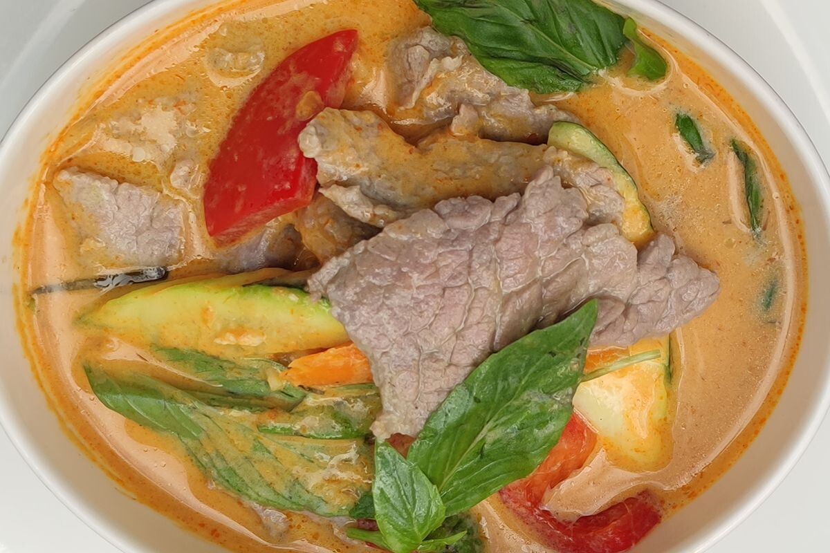 Bœuf au curry ( vert ou rouge)