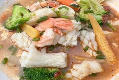 Fondue Thaï aux fruits de mer