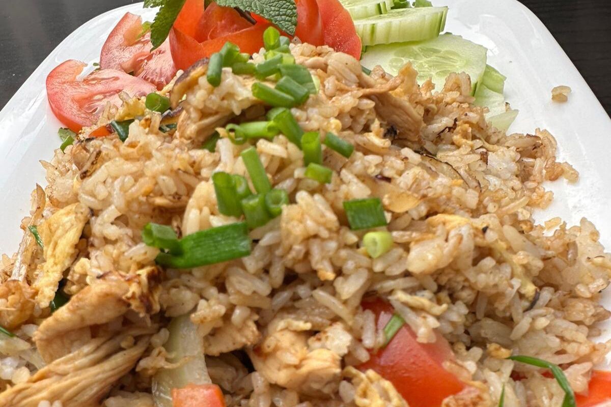 Riz sauté au poulet