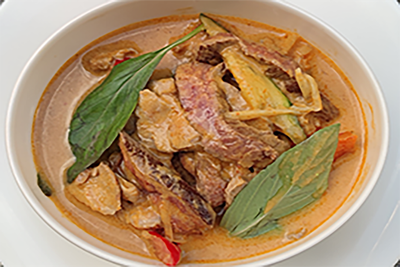 Canard au curry (vert ou rouge)