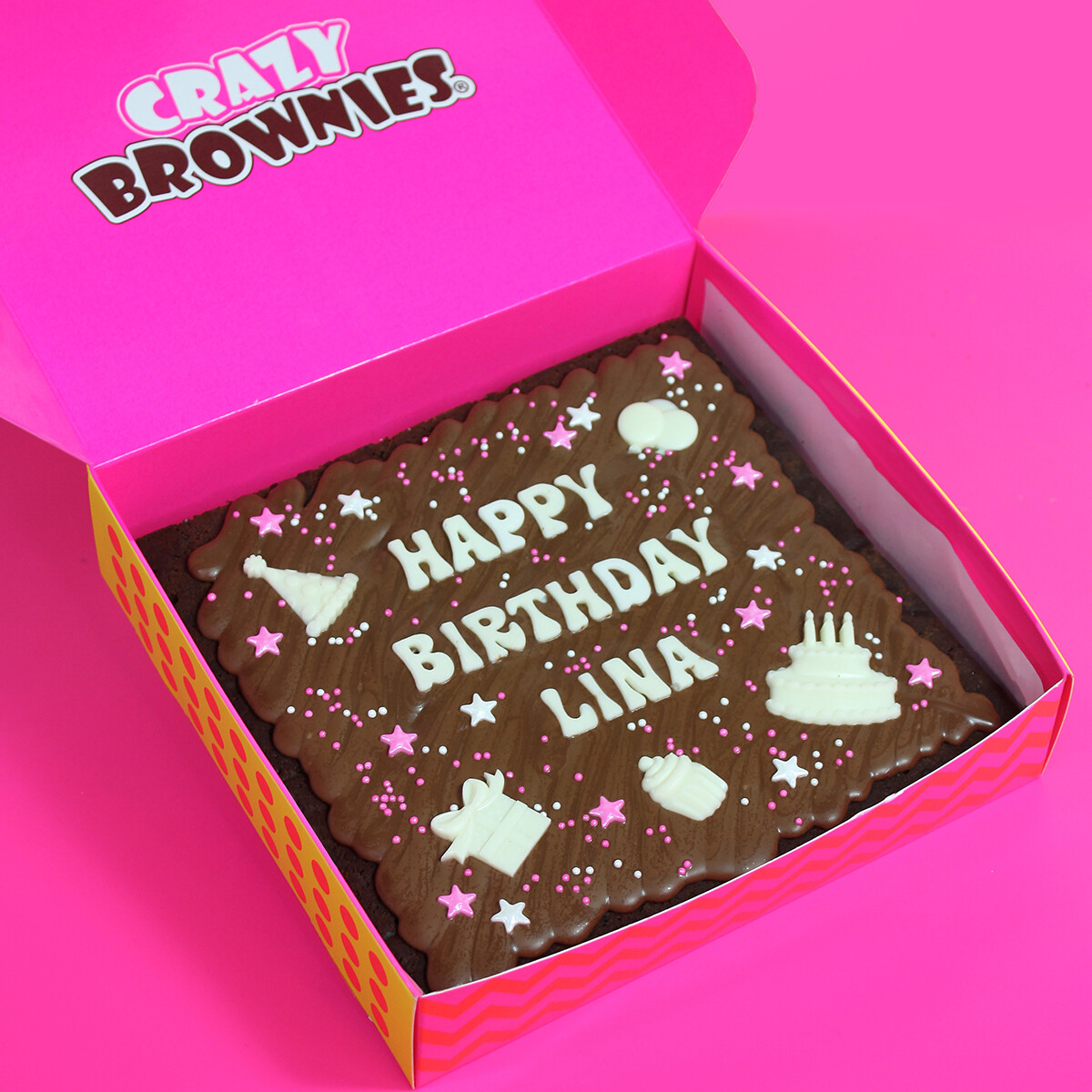 Happy Birthday Brownie Slab