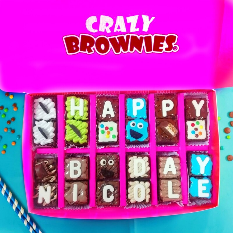 Happy Birthday Mini Brownies