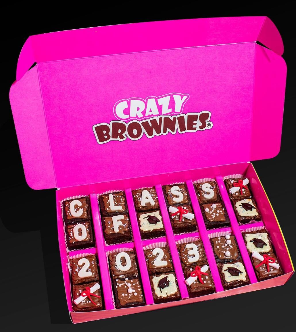 Graduation Mini Brownies