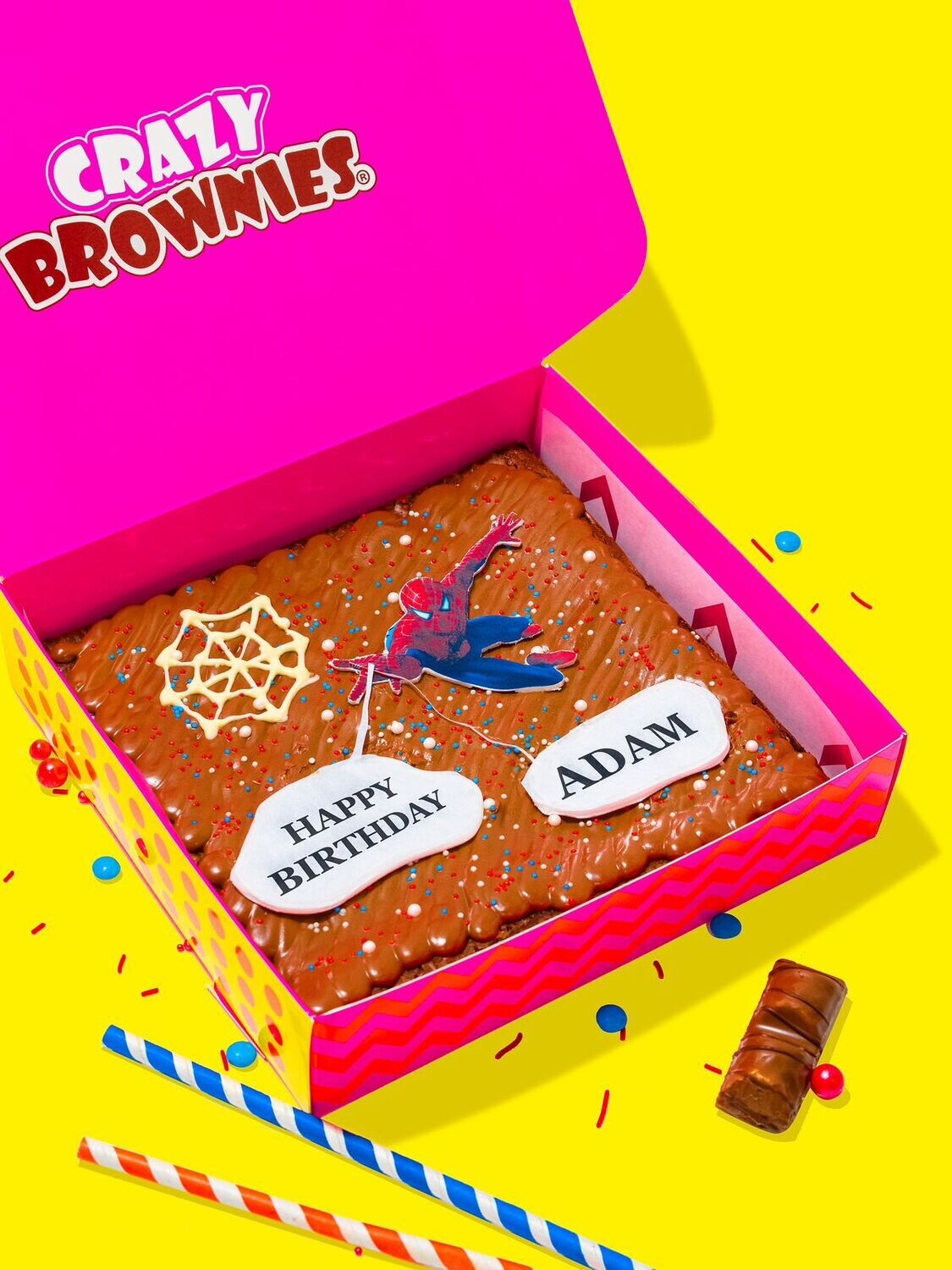 Spiderman Fire Reveal Birthday Slab