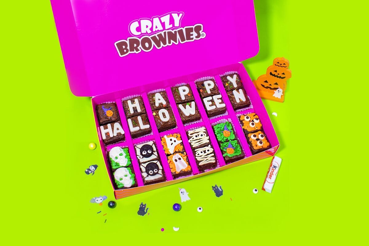 Happy Halloween 24 Mini Brownies