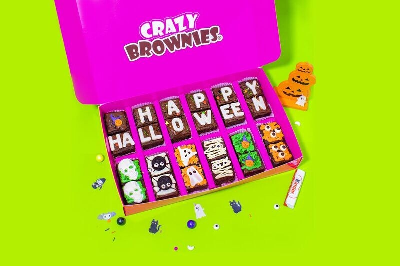 Happy Halloween 24 Mini Brownies