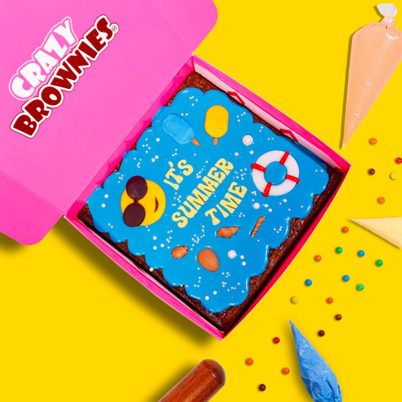 Summer Brownie Slab